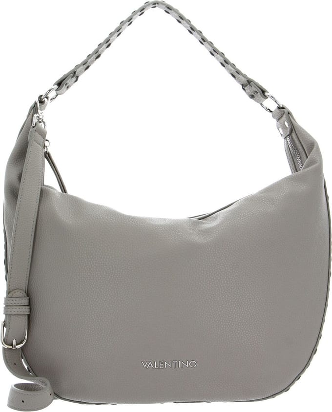 VALENTINO schoudertas Malibu RE Hobo Bag Perla Lichtgrijs