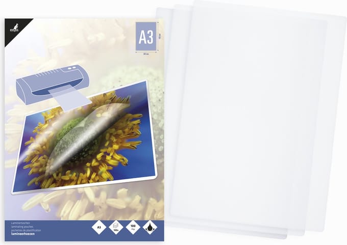 Kangaro lamineerhoezen - A3 - 100 micron - glanzend - 100 stuks