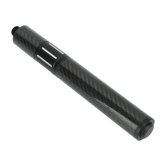Rallonge de queue de billard télescopique en fibre de carbone pour jouer black
