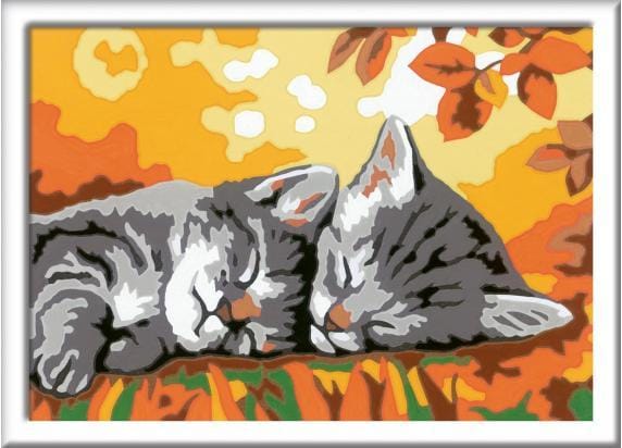 Ravensburger CreArt Autumn Kitties - Schilderen op nummer voor kinderen