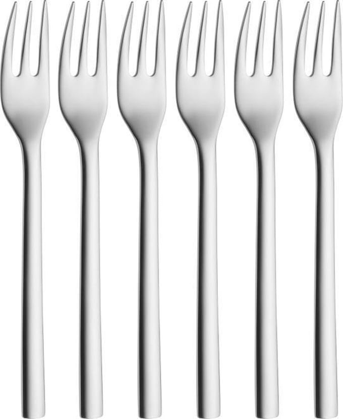 WMF Nuova - Taartvorkjes - 6 stuks - RVS - Elegant Design - Vaatwasserbestendig