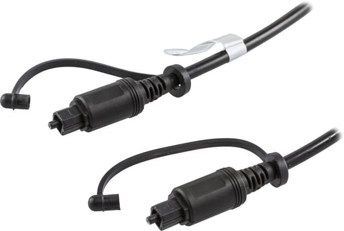 Deltaco TOTO-3, Toslink-Toslink zwart audio kabel, 3m