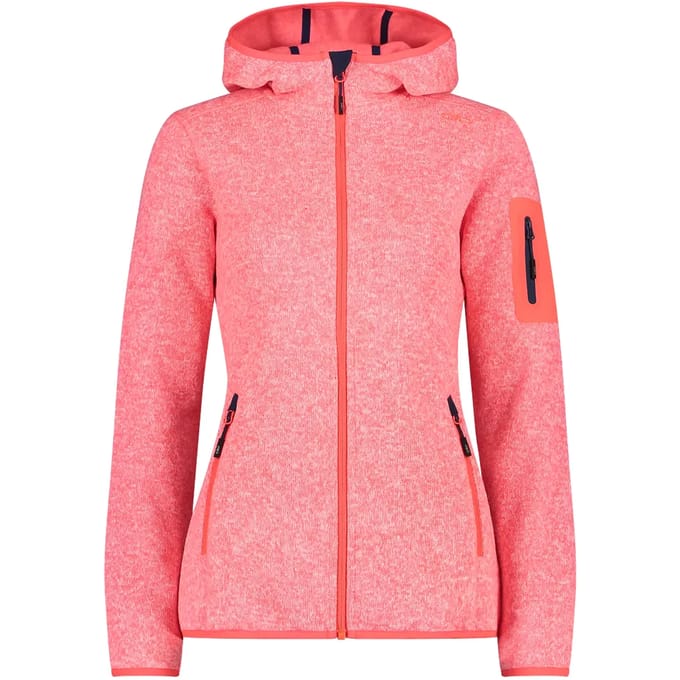 Dames fleece met capuchon CMP