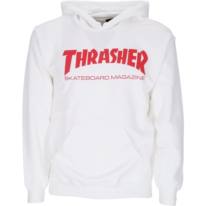 Heren Skatemag Hood Wit/rood