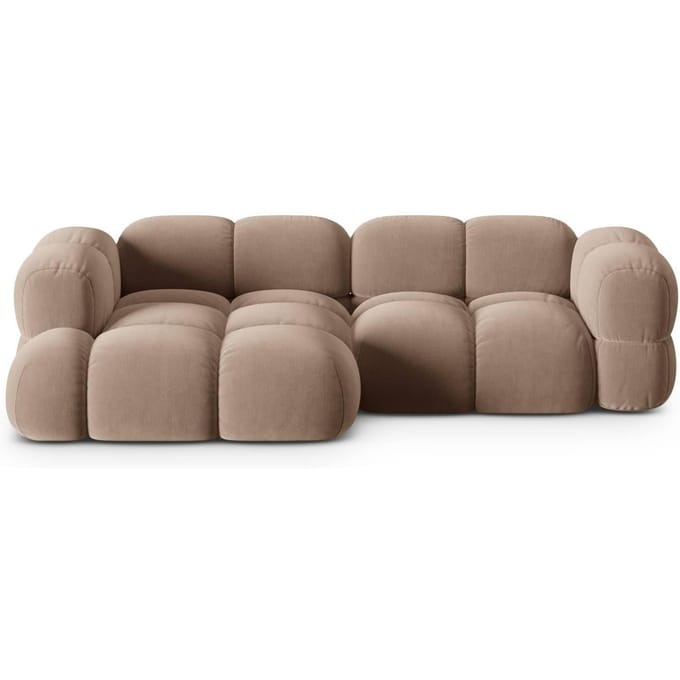 Hoekbank Loretto links velvet | Cosmopolitan Design