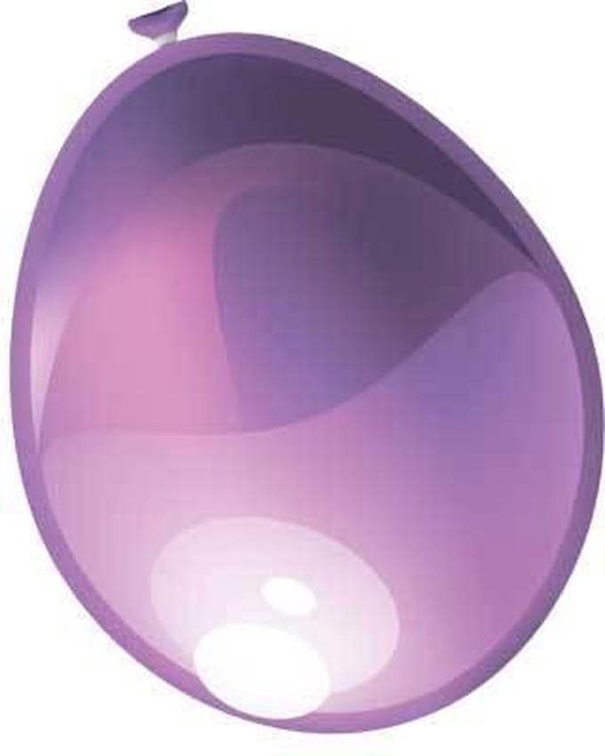 Ballonnen parel violet (Ã˜30cm, 10st)