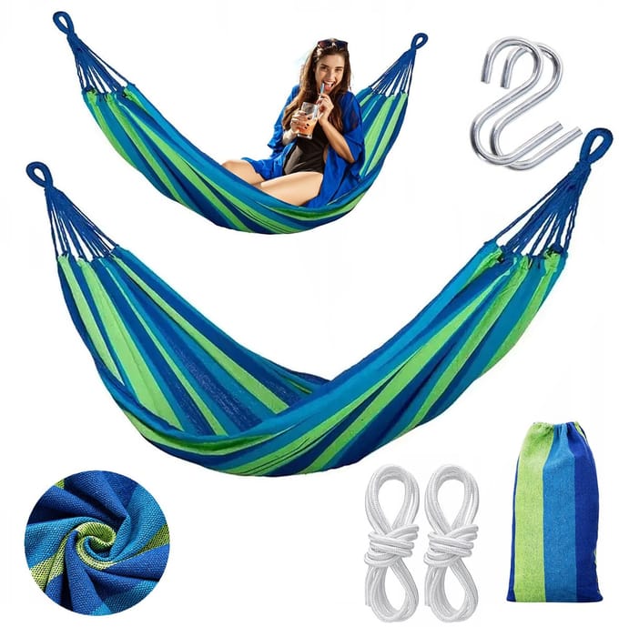 Rea - hangmat 1-persoons - 480142B blauw 265x90