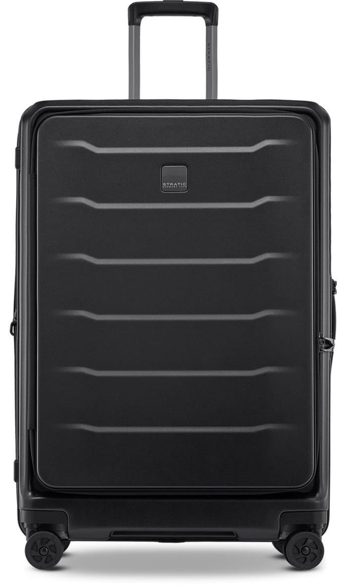 STRATIC Phoenix ML - grote koffer - 75 cm - voorvak - Black