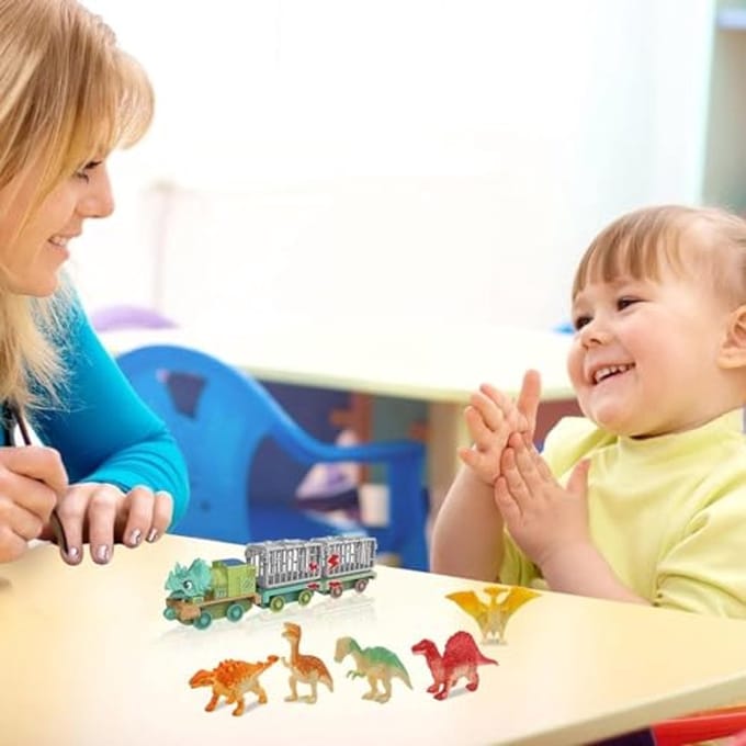 Adventskalender 2024 voor Kinderen met Auto's en Dinosaurussen