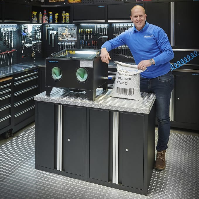 Datona® Combivoordeel: straalcabine 90 liter + speedblast