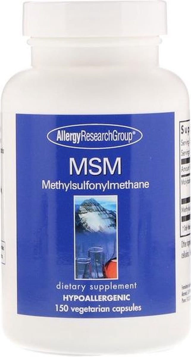 MSM Methylsulfonylmethane 150 Vegetarian Capsules - Allergy Research Group