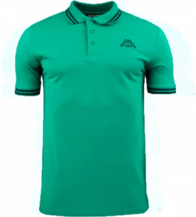 Kappa Poloshirt, Malta, Groen - Maat S -