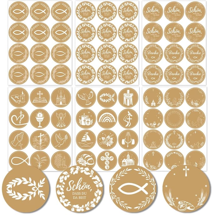Communistentickers - 288 stukken decoratie