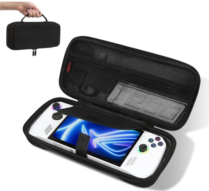 EtuiTab Serie - Case voor ASUS ROG ALLY - Hard Cover - Zwart - Waterbestendig