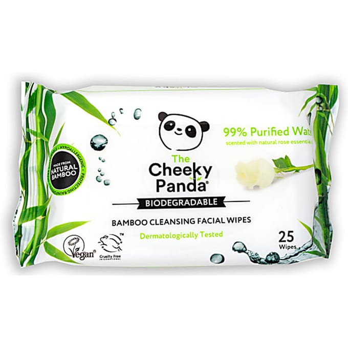 Cheeky Panda Bamboe Gezichtsdoekjes Roos