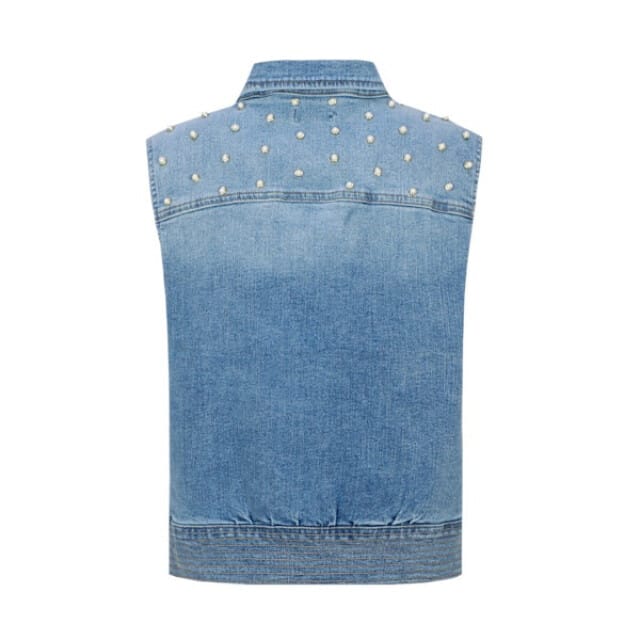 G-Maxx gilet Ferelith - Denim Light Blue