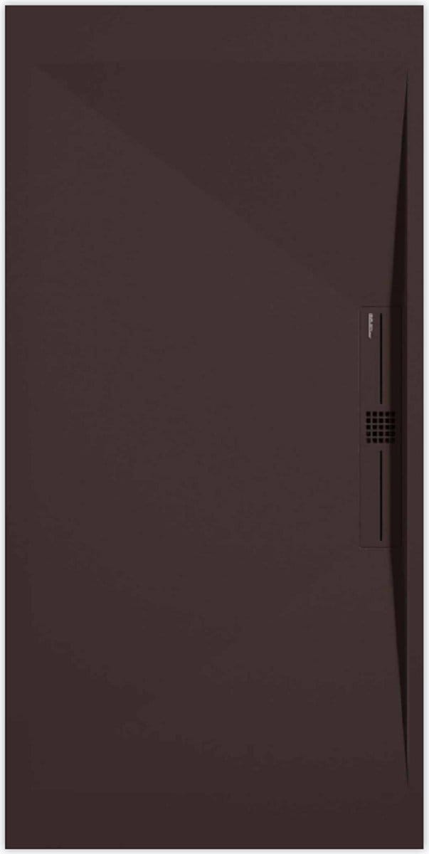 Sanifun douchebak Stone Side Chocolate Smooth 1100 x 700 P