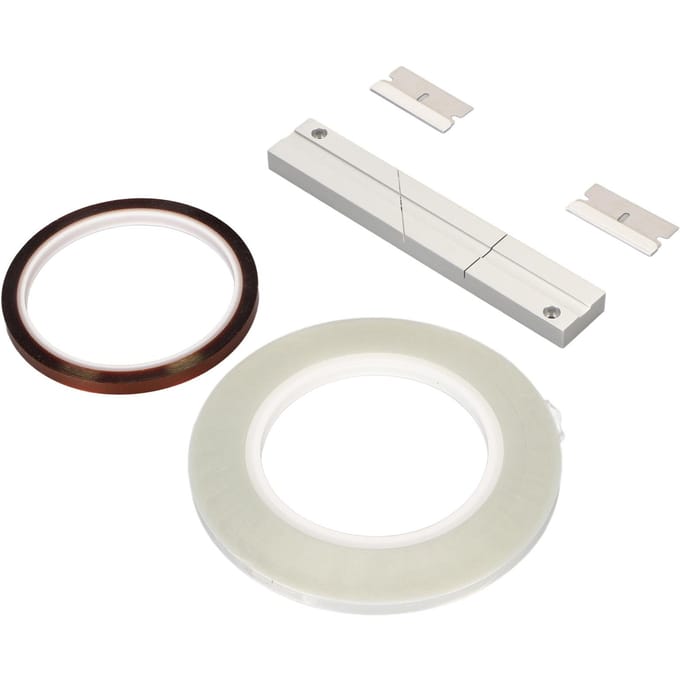 14 10 Inch Splicing Block Kit Universeel Open Reel Tape Media met Splicing Tape Leadertape Media white