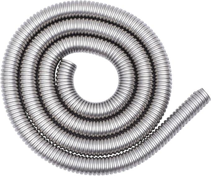 Duurzame Kabelbescherming van 3 m, Flexibele Kabelslang voor Draadbeheer en Bescherming, Diameter 32 mm Binnen