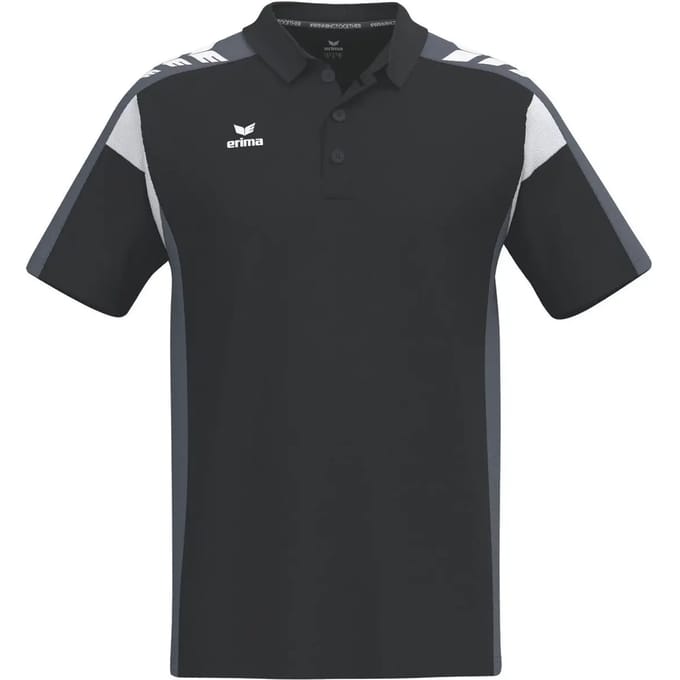 Erima Celebrate 125 Polo Heren - Zwart / Slate Grey | Maat: S