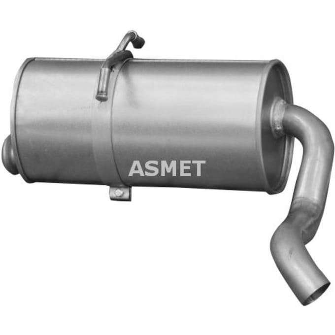 Geluiddemper achter ASMET 08.059