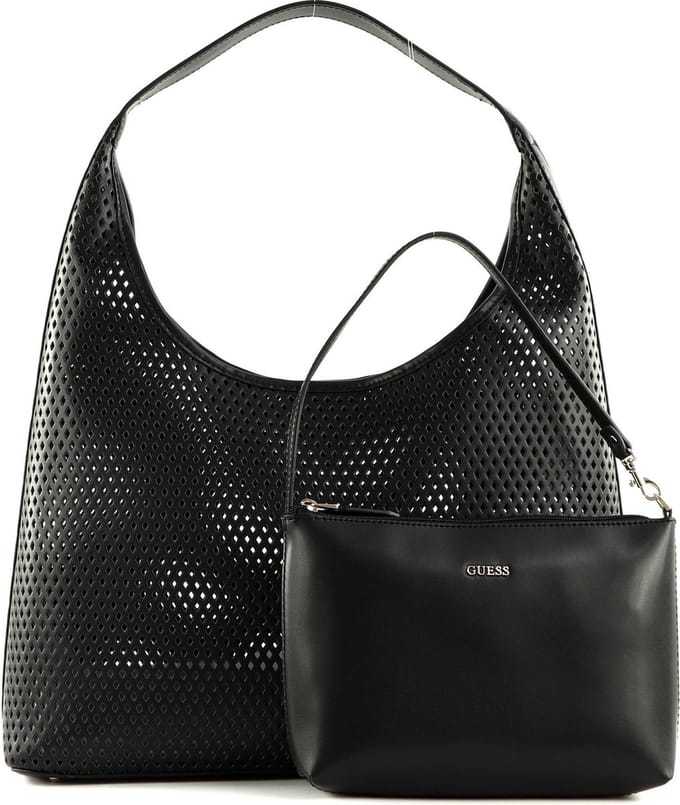 GUESS Shopper Vikky Hobo Bag Black Zwart