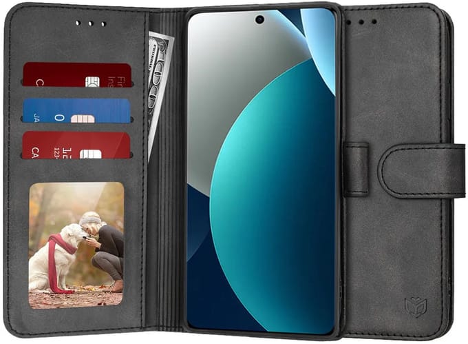 Hoesje geschikt voor Xiaomi Redmi Note 15 Pro 4G - Techsuit Diary Book Wallet Case - Zwart