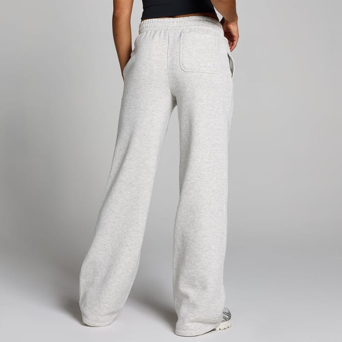 MP Basics joggingbroek met rechte pijpen in lange lengtemaat voor dames - Gemêleerd grijs - M