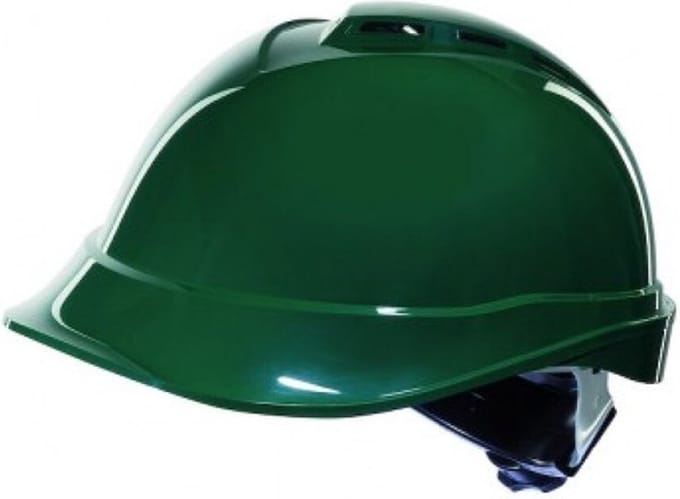 Opsial veiligheidshelm - V-Pro - 4-puntssluiting - geventileerd - groen