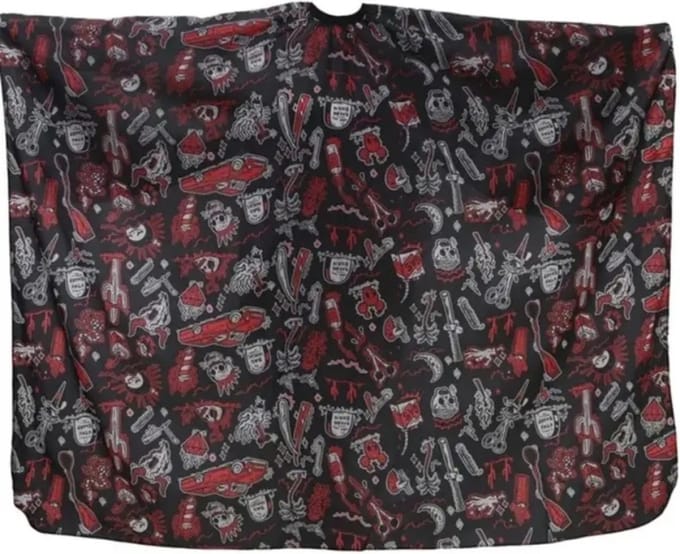 Livano Baardschort - Beard Bib - Scheerschort - Baard Cape - Kappersmantel - Kapmantel - Auto