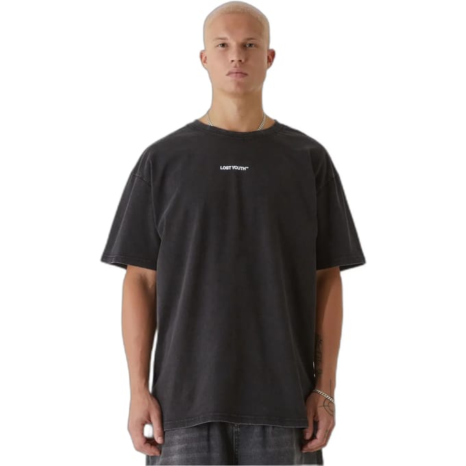 Uitgewassen T-shirt Lost Youth Chaos