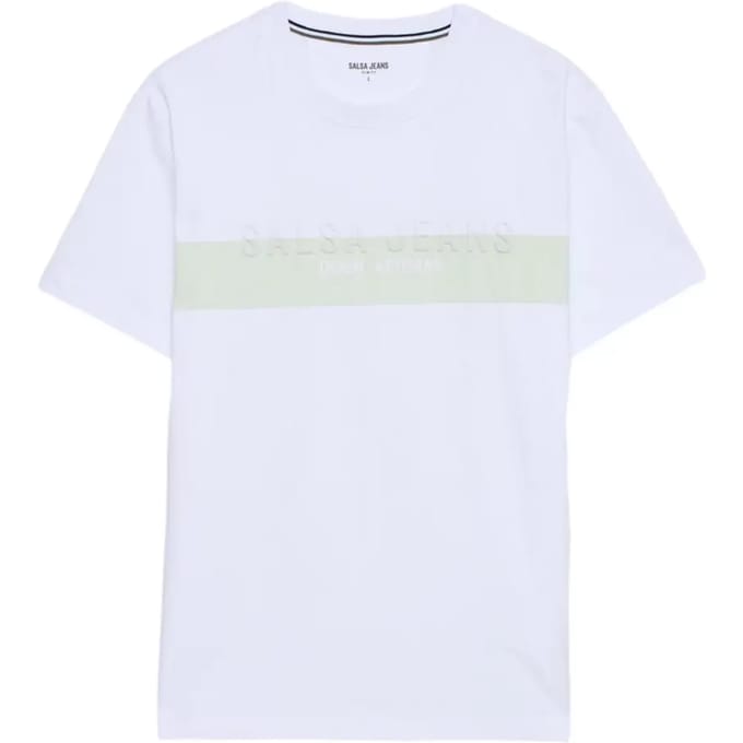 Katoenen T-shirt met ronde hals Salsa Jeans