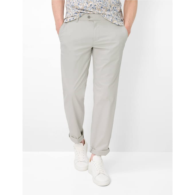 Flatfrontbroek Van Eurex by Brax wit