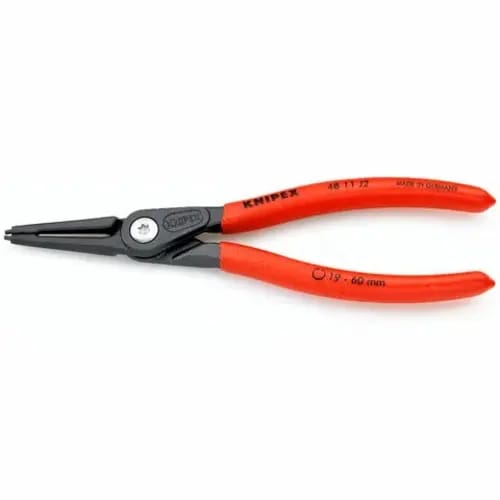 Knipex 48 11 J2 Precisie-borgveertang Geschikt voor borgringen Binnenringen 19-60 mm Puntvorm Recht