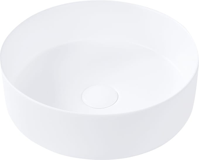 CALIG - Wastafel - Gebroken wit - 36 cm - Keramiek