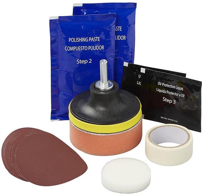 Sealey HRK01 Koplamp Restauratieset - 3-staps polijstset