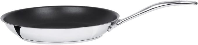 Koekenpan 28 cm met Antiaanbaklaag - RVS Koekenpan Hoge Kwaliteit