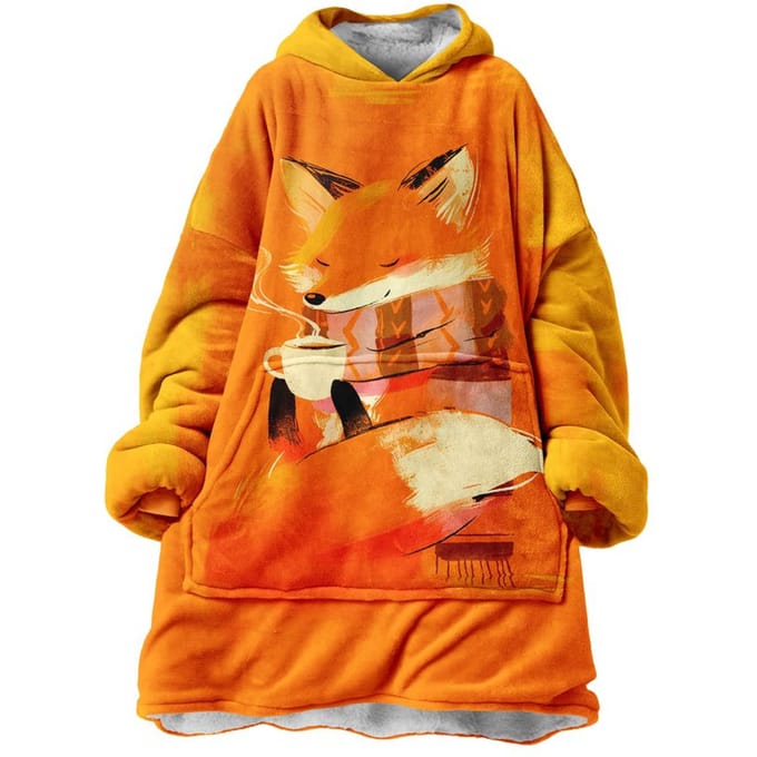 "Cozy Autumn Fox "Knuffeltrui Huggie