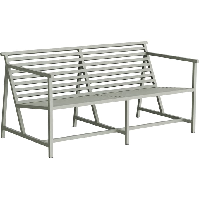 NINE 19 Outdoors Lounge Bench - grey