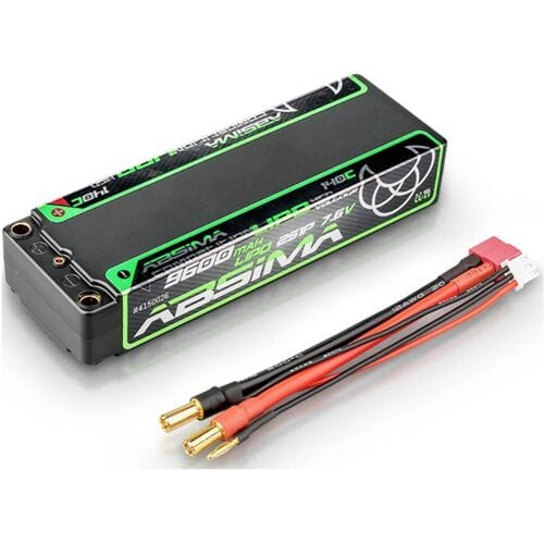 Absima LiPo accupack 7.6 V 9600 mAh Aantal cellen: 2 140 C Hardcase 5 mm, T-stekkers