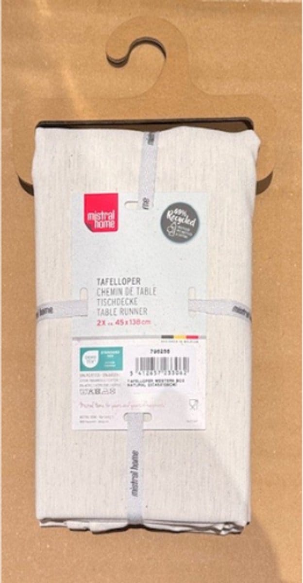 Mistral Home - Tafelloper Natural 2x 45x138