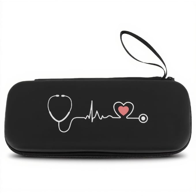 Dailygoods- Stethoscoopkoffer Harde Draagtas - Gaasvak - Compatibel