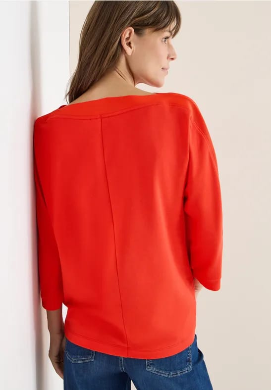 Batwing shirt met tape