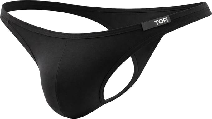 TOF Paris Access Thong Black - MAAT S - Heren Ondergoed - String voor Man - Mannen Thong