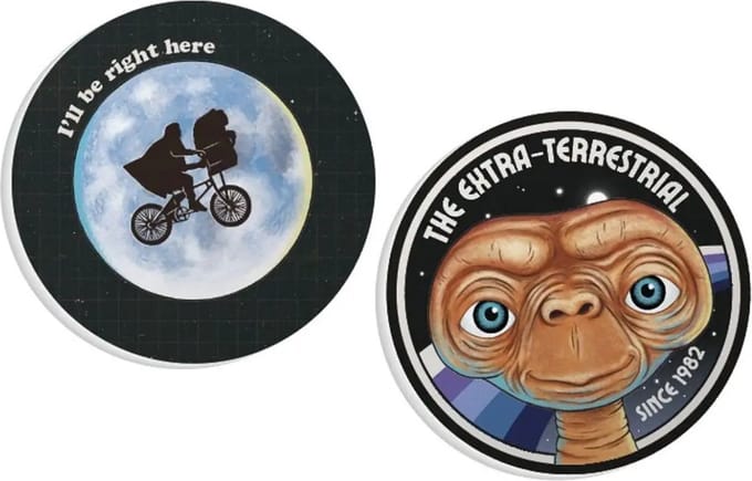 E.T. - Set van 2 keramische onderzetters