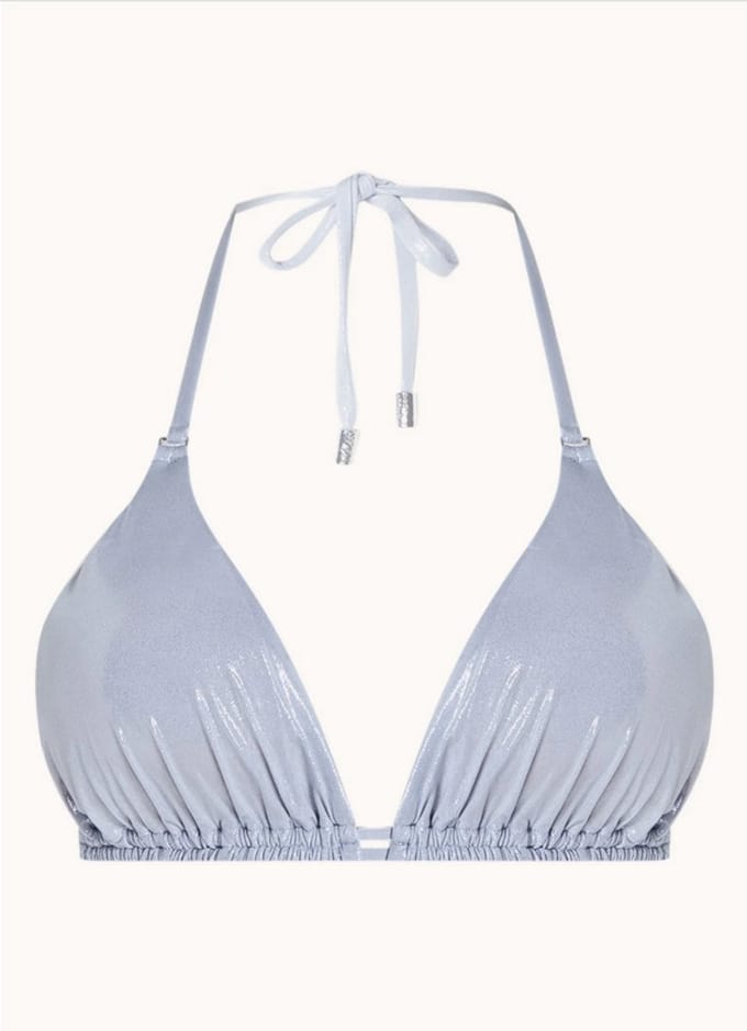 Beachlife Metallic Silver bikinitopje- Maat 70B