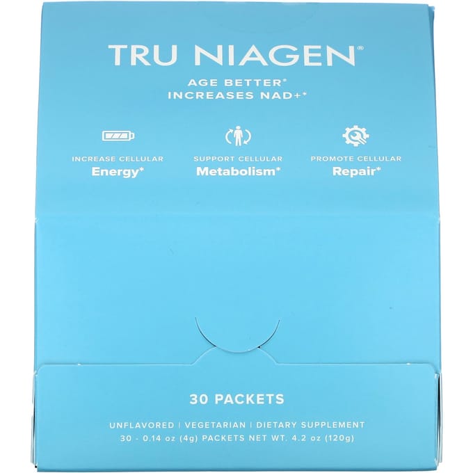 Niacinamide Riboside, Nad+ Boost, Zonder smaak, 30 zakjes, 4G (0.14Oz) Elk