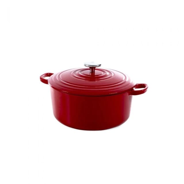 BK Cookware Bk bourgogne braadpan chili red 26 cm gietijzer
