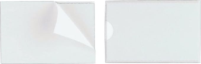 Etikethouder durable pocketfix 75x18mm zelfkl 10st | 10 stuks