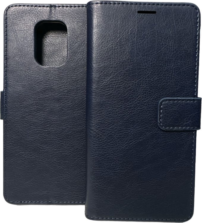 Portemonnee Book Case Hoesje Geschikt voor: Xiaomi Redmi Note 10 Lite - Blauw